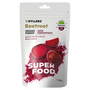 芬兰Hyllers有机甜菜根粉超级食物红菜头女性补铁剂气血红润气色