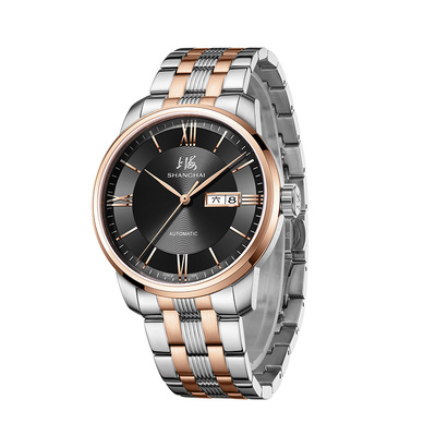 上海牌手表全自动机械表防水休闲腕表商务国产男表官方正品3023