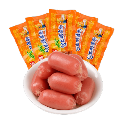 双汇台式烤香肠儿童美食爆汁