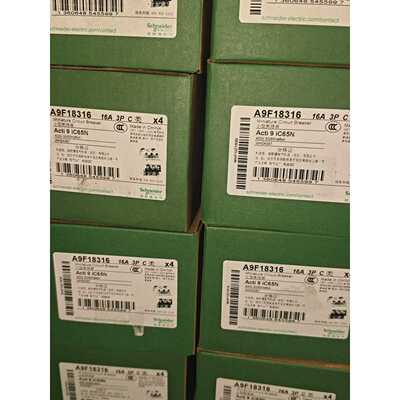 小型断路器 断路器A9F18316。3PC 16，全新—议价