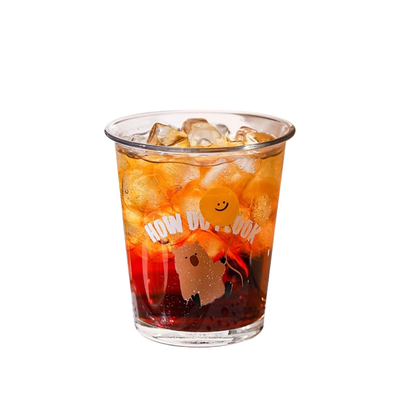 Auramoon玻璃水杯ins果汁牛奶杯