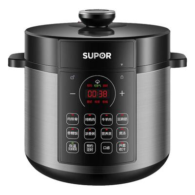 苏泊尔电压力锅家用双胆高压锅6L多功能电饭煲全自动智能电高压锅