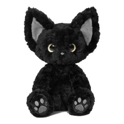 普莱美JMPRIME毛绒玩偶卡奇KUKI黑猫玩偶德文卷毛猫公仔新年礼物