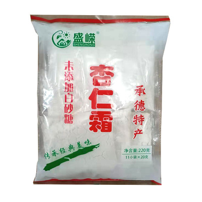 老字号杏仁霜承德特产做糕点黏稠