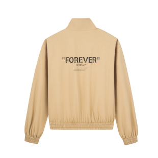 OFF-WHITE™【张艺兴同款】情侣夹克外套简约logo男女款潮牌上衣