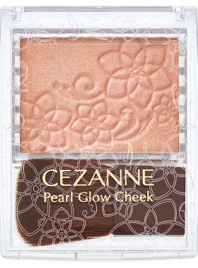 【关注店铺享内购价】Cezanne倩诗丽倩丽高光腮红盘P2米色珊瑚