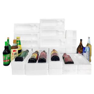 调料泡沫箱快递专用打包许昌酱油耗油生抽老抽料酒醋玻璃瓶包装盒