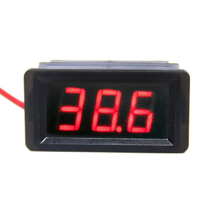 汽车摩托电摩12v72v120v防水电动电瓶车改装外置数显车用电压表