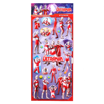 贴画闪乐奥特曼英雄立体卡通贴