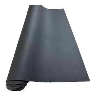 真皮牛皮皮料黄棕色黑色荔枝纹真皮沙发座椅床头翻新软包垫子面料