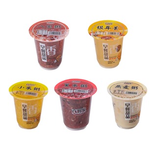 百润家早餐粥营养速食粥代餐燕麦银耳黑米小米粥八宝粥即食杯装