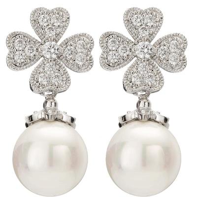 小众耳坠银珍珠高级感