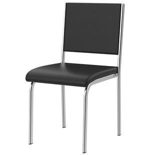 壹巢餐椅家用餐厅餐桌不锈钢靠背金属椅子简约酒店凳子麻将专用椅