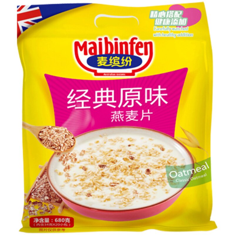 五谷冻干红枣680g袋装营养麦片