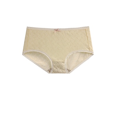 棉文化抗菌舒适纯色夏季平角裤