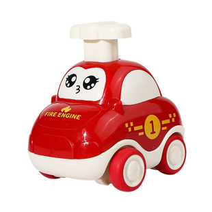 宝宝按压玩具女孩婴儿儿童按压车玩具卡通小汽车男孩惯性耐摔回力