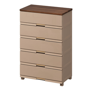 jeko柜子收纳柜抽屉式家用整理柜置物架多层塑料五斗柜靠墙储物柜