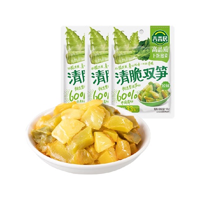 吉香居榨菜清脆双笋106g*3下饭菜