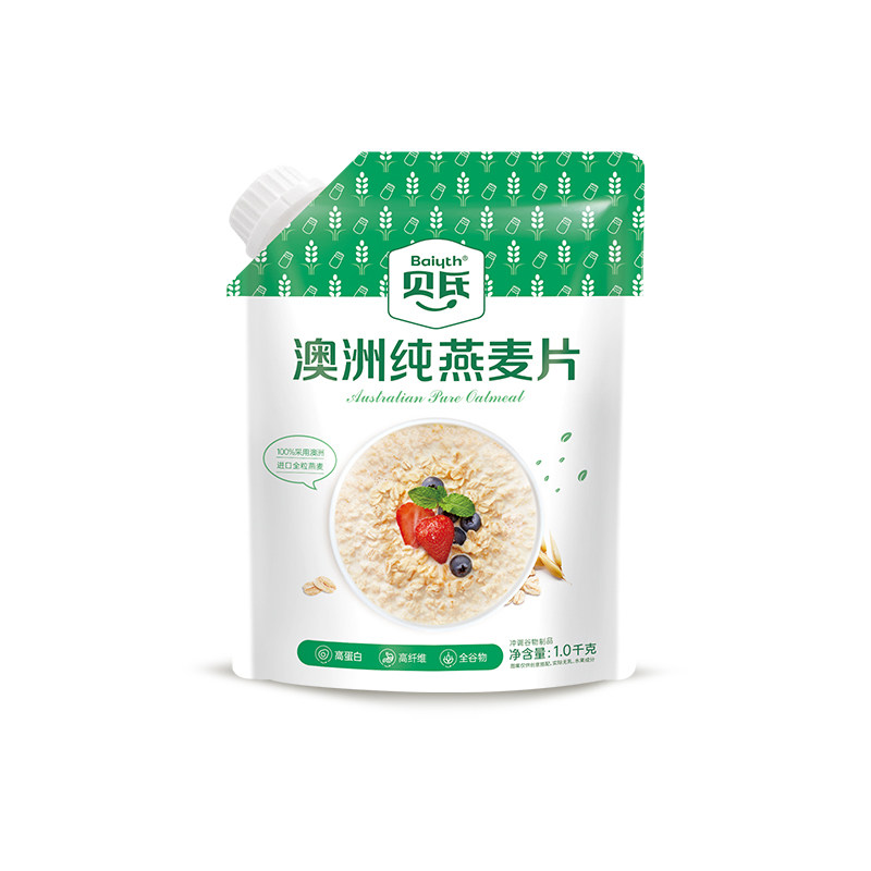 贝氏即食纯燕麦片营养早餐
