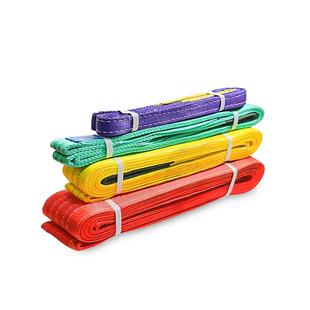 双扣吊装带国标扁平起重吊带2吨3t5T10吨15T沪拖车工业行车吊带绳