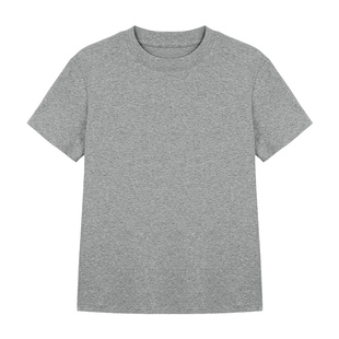 pusumede 黑色半高领短袖T恤女宽松显瘦休闲百搭针织打底衫上衣