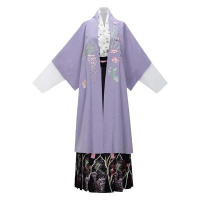 绣花秋冬传统汉服宋制长干寺背心