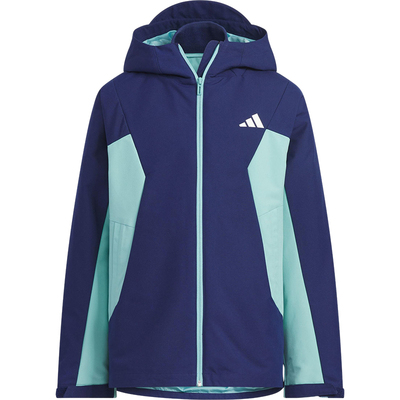 Adidas/阿迪达斯正品2025秋冬款儿童拼接保暖羽绒服KC5922