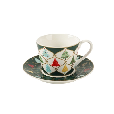 爱莉卡贝叶Erica Beyer 梦幻圣诞欧式复古下午茶咖啡杯 礼盒