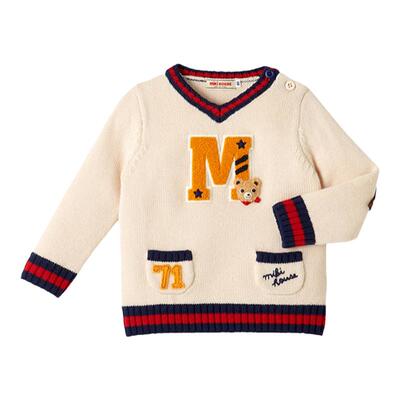 MIKIHOUSE儿童羊毛毛衣