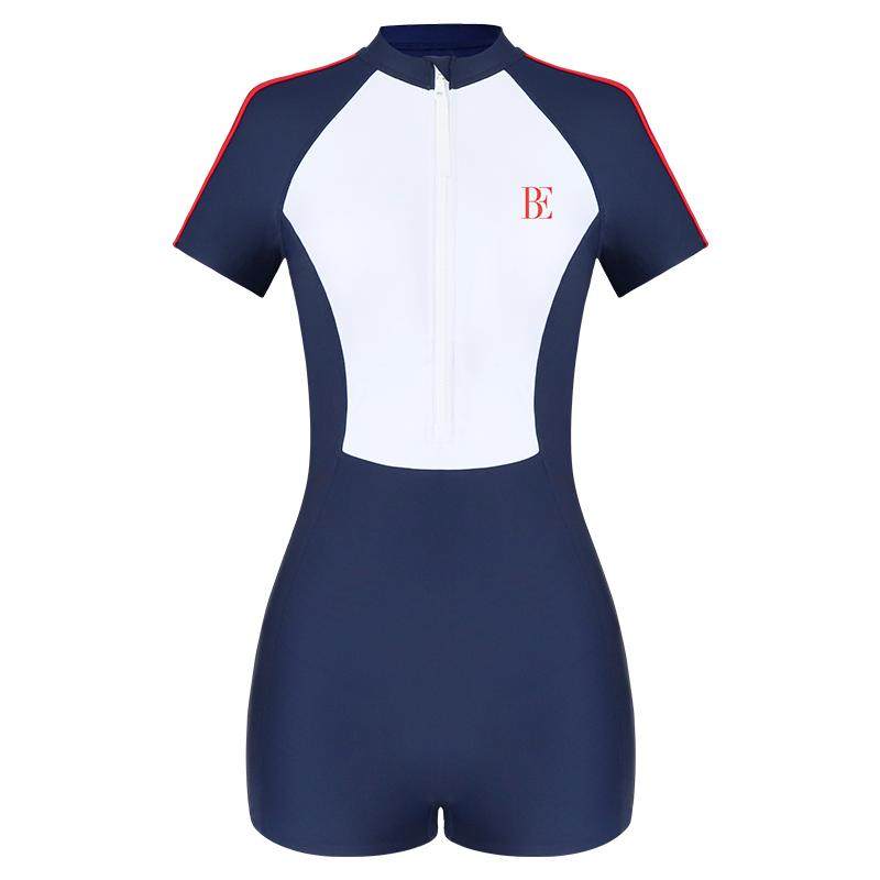 BE范德安MIX系列2025女士平角连体泳衣成人竞速高级感温泉游泳馆