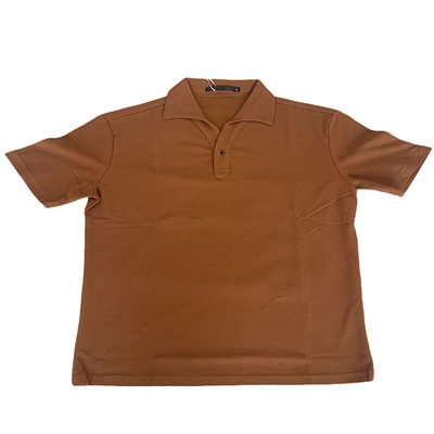 夏季翻领宽松休闲免烫短袖Polo衫