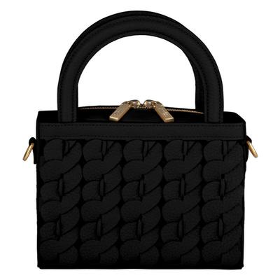 chopard黑色粒面托特包