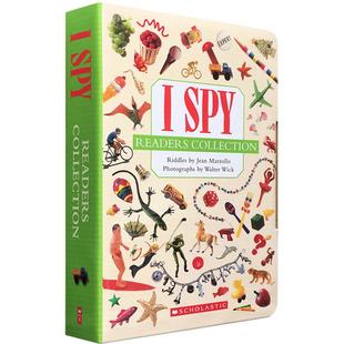 视觉大发现13册 I Spy Reader Collection 英文原版绘本手眼协调英文单字词汇学习奇妙益智书 亲子互动游戏图画书