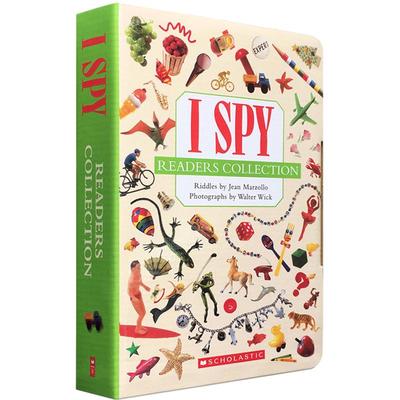 视觉大发现13册 I Spy Reader Collection 英文原版绘本手眼协调英文单字词汇学习奇妙益智书 亲子互动游戏图画书
