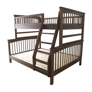 新型上下铺大成人双层小户家用全实木可拆分1米5儿童子母床高低床