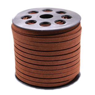 diy饰品手工皮绳5mm宽韩国绒鹿皮绳双面绒麂皮绳仿皮绳子扎甲绳