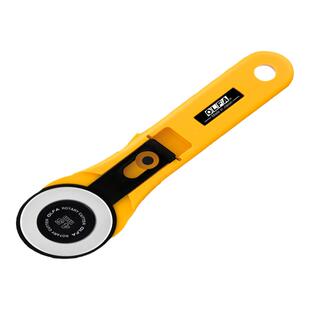 爱利华爱利华OLFA日本圆形旋转虚线滚刀PRC-3/C皮革裁切刀28MM制作彩券卡易撕线虚线切割刀曲线任意切割