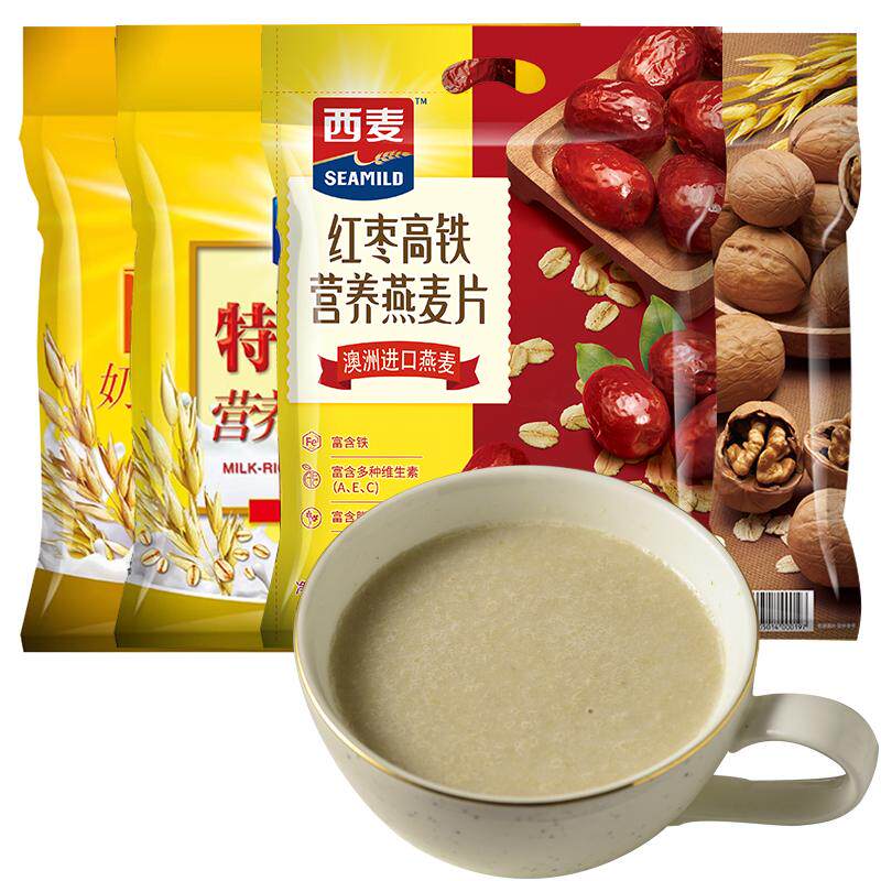 西麦特浓牛奶燕麦片高钙