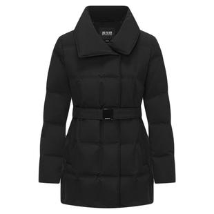 波司登2025新款羽绒服女士翻领时尚商务修身收腰显瘦保暖品质鹅绒