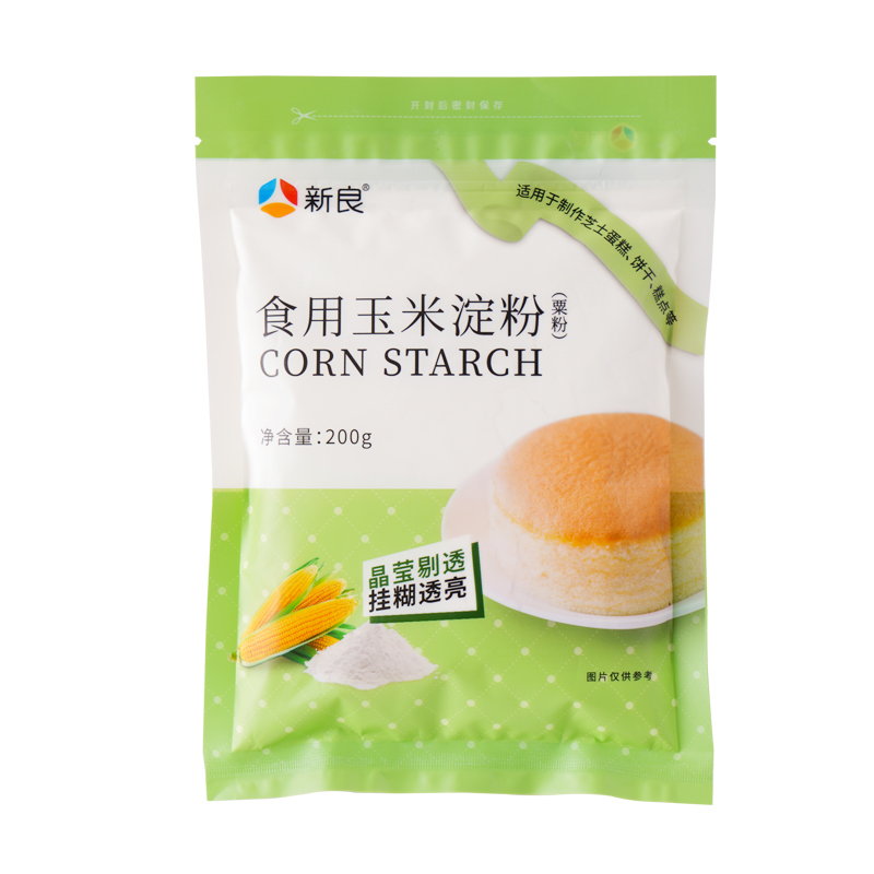 新良玉米淀粉烹调粟粉食用生粉蛋糕面包烘焙原料栗粉生粉200g