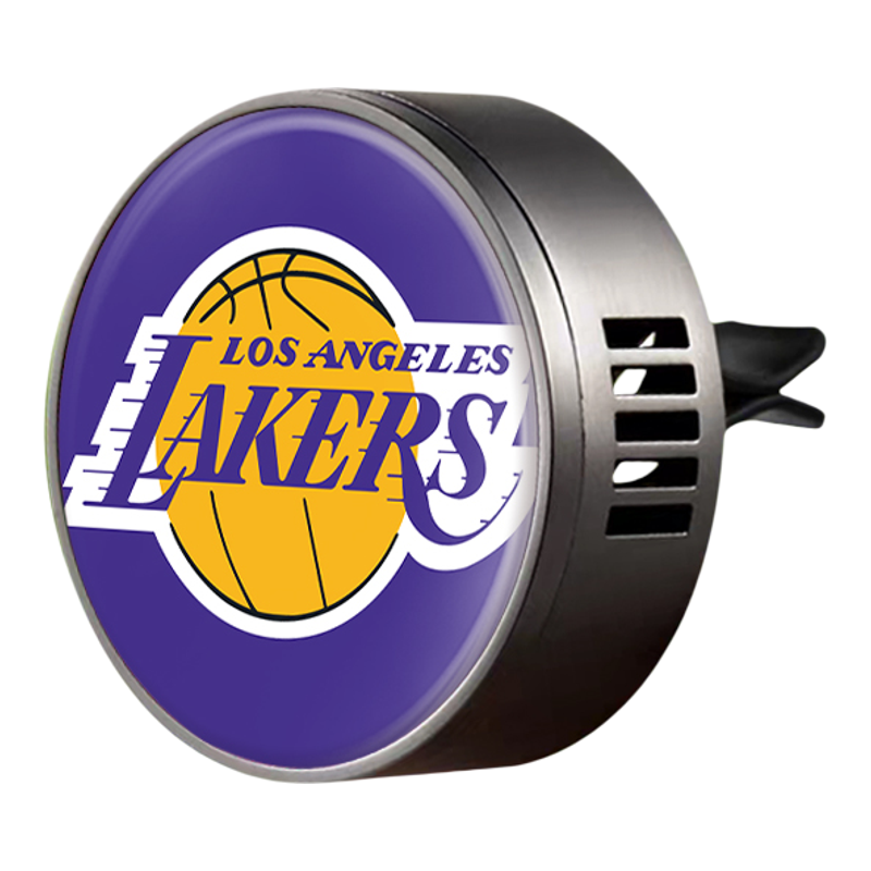 NBA湖人队经典队徽车载香薰车内出风口装饰香氛篮球迷周边纪念品