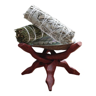 美国加州进口白鼠尾草植物净化香杖秘鲁蓝鼠尾草雪松杖鲍鱼壳