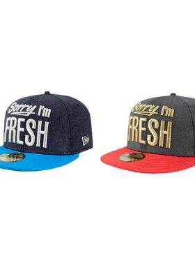 Sorry I'm Fresh纽亦华New Era 59FIFTY男女街头嘻哈遮阳棒球帽子