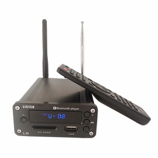 雷声L8蓝牙无损160W功放带遥控耳放音源支持手机APP控制选歌播放