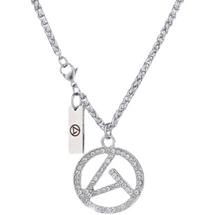 玩物制造 EVAE反战项链潮流男女雏菊笑脸毛衣链嘻哈朋克音符挂坠