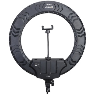 Nicefoto耐思LR-480AII环形直播美颜补光灯手机直播带货支架柔光灯主播拍照美妆纹绣摄影摄像常亮打光灯18寸