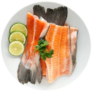 【顺丰】挪威进口三文鱼骨新鲜鱼排中尾段烧烤炖汤香煎冷冻食材