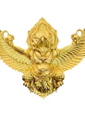 藏式18K金重工金翅大鹏鸟吊坠