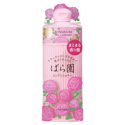 日本资生堂玫瑰园洗发水护发素