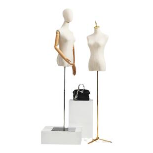 服装店模特道具女橱窗展示架子韩版衣假人偶台体婚纱半身女装模特